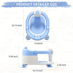 Baby Bath Seat For Babies Non-Slip Infant Chair With 4 Suction