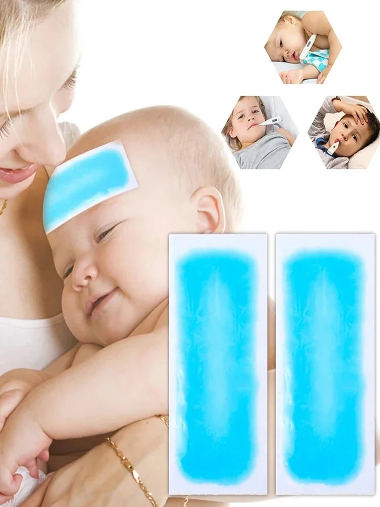 6/10/20pcs Cooling Gel Patch Effective Fever  Body Soreness