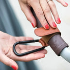 1/2pcs PU Leather Baby Bag Stroller Hook Accessories