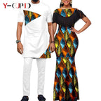 African Dresses for Women Matching Couple Outfits