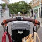 1/2pcs PU Leather Baby Bag Stroller Hook Accessories