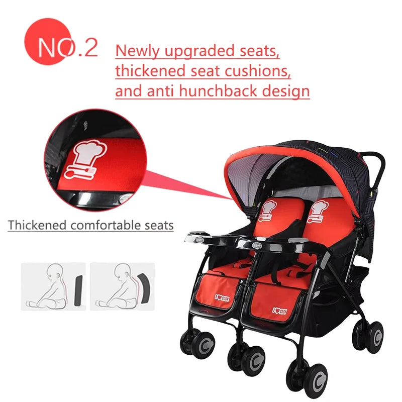 Twins baby stroller,