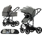 3 in 1 Baby Stroller with Car Seat ISOFIX Compatible