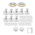 Magnetic Child Safety Lock invisible  Kids Security Drawer Latch Cabinet Door