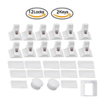 Magnetic Child Safety Lock invisible  Kids Security Drawer Latch Cabinet Door