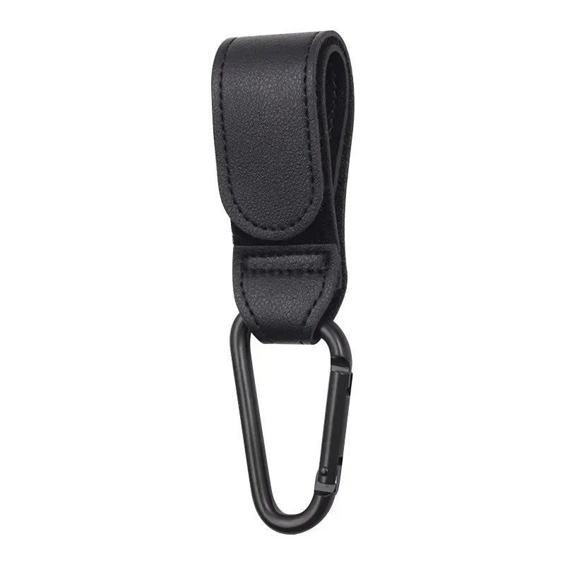 1/2pcs PU Leather Baby Bag Stroller Hook Accessories