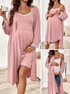 2-Piece Maternity Nursing Sleep Set: