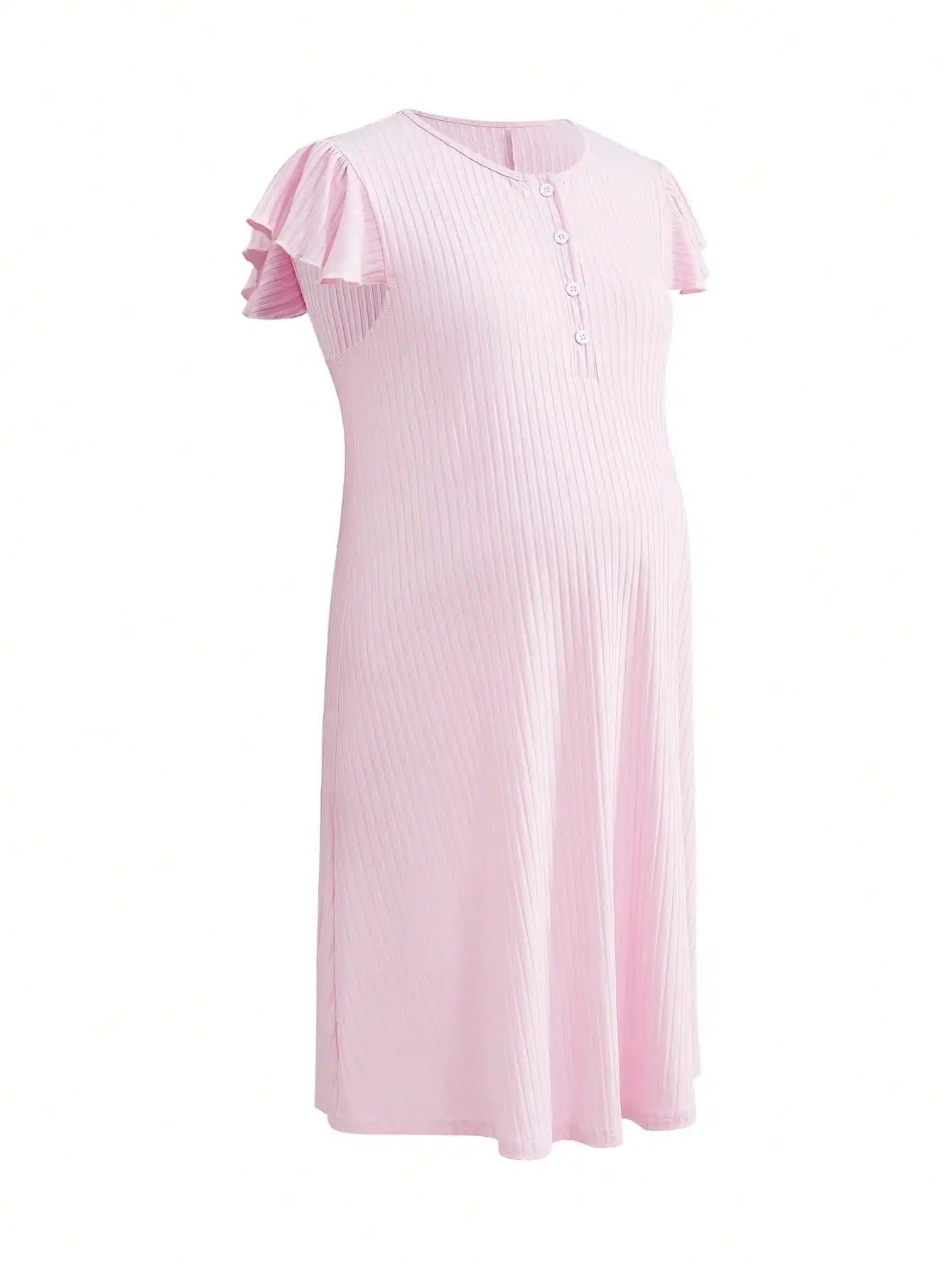 Nursing Maternity Sleepwear Dress