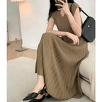Pregnant Woman Summer Knitting Dress