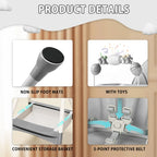 Foldable Baby High Toy Rack, Easy to Clean