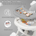Foldable Baby High Toy Rack, Easy to Clean