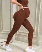Pregnant Women's Yoga Pants Leggings  Belly Support