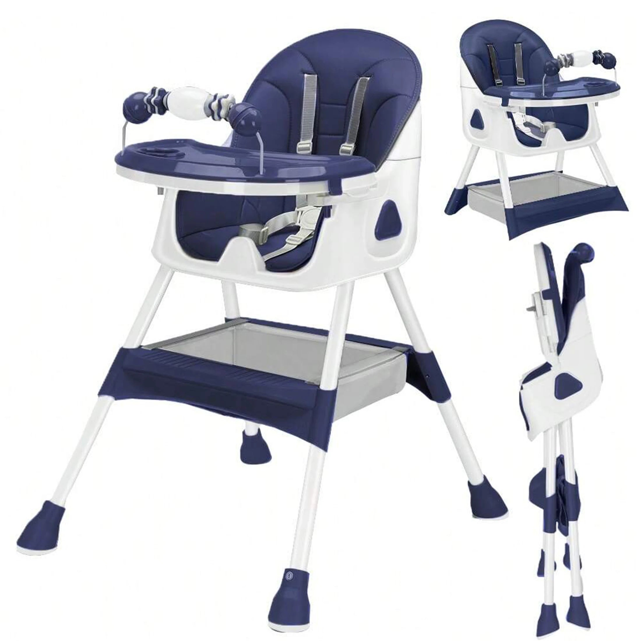 Foldable Baby High Toy Rack, Easy to Clean