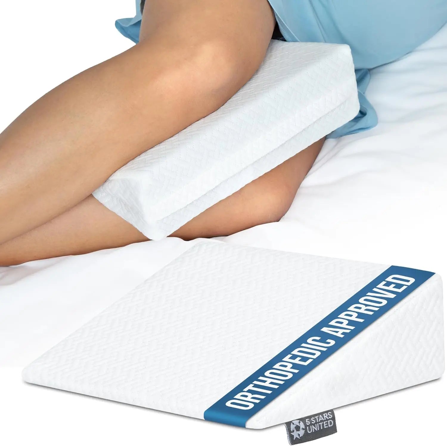 Knee Wedge Pillow- Firm Foam Support