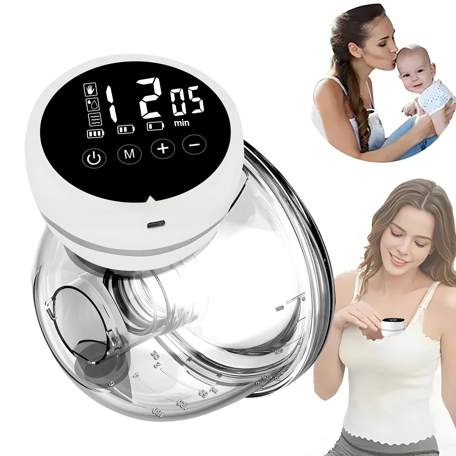 Wearable Electric Breast Pump Painless  automatic,