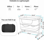 3-in-1 Adjustable Portable Baby Crib
