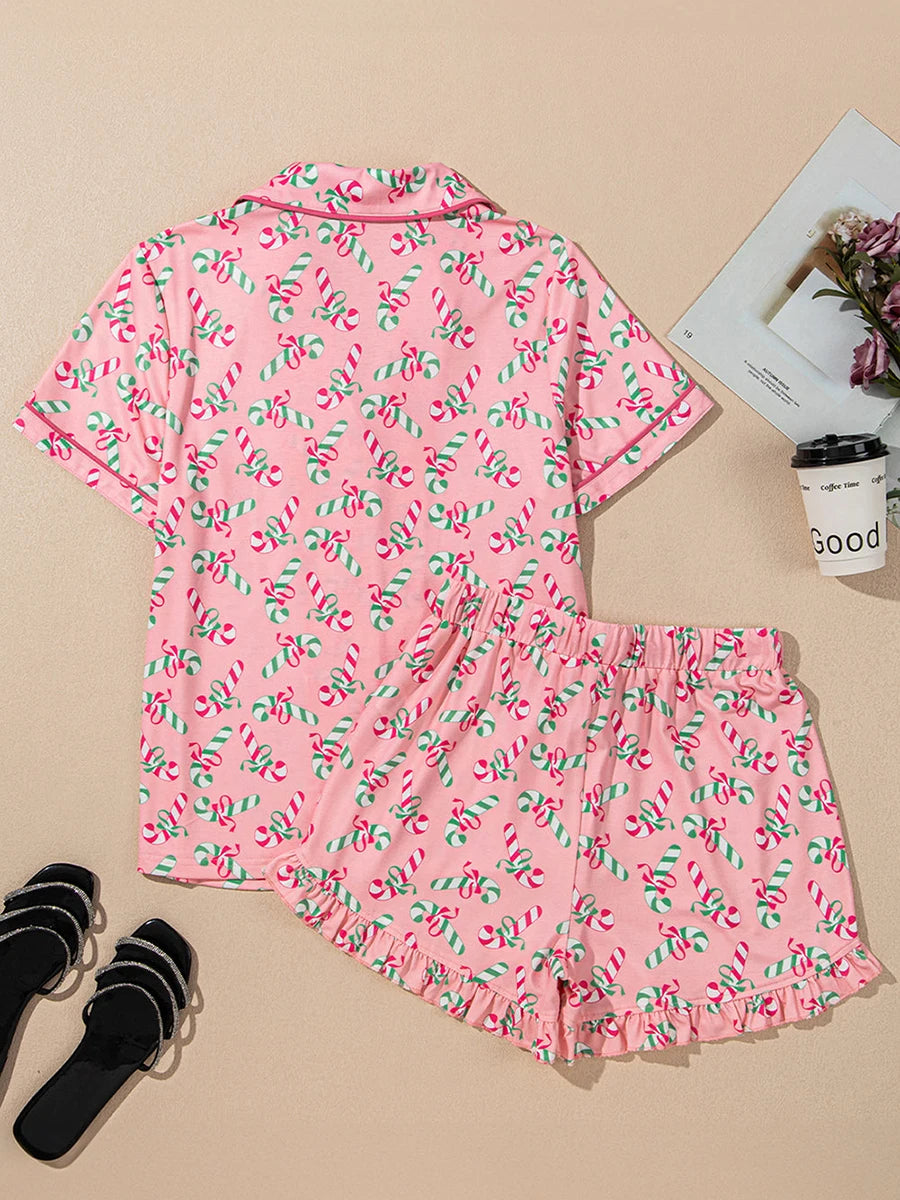 Women Summer Pajamas Set