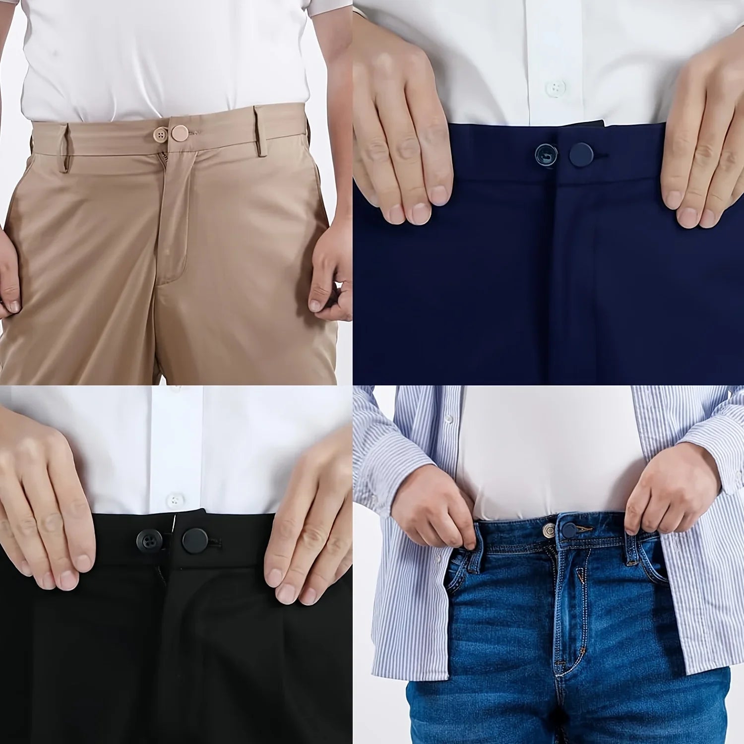 Easy-Adjust waist Extenders -pants Button