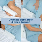 Knee Wedge Pillow- Firm Foam Support
