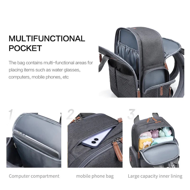 Multi-function Maternity Bags with Changing Mat