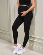 Pregnant Women's Yoga Pants Leggings  Belly Support