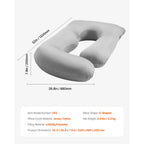 Pregnancy Pillow with Removable &Washable Cover