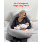 Pregnancy Pillow with Removable &Washable Cover