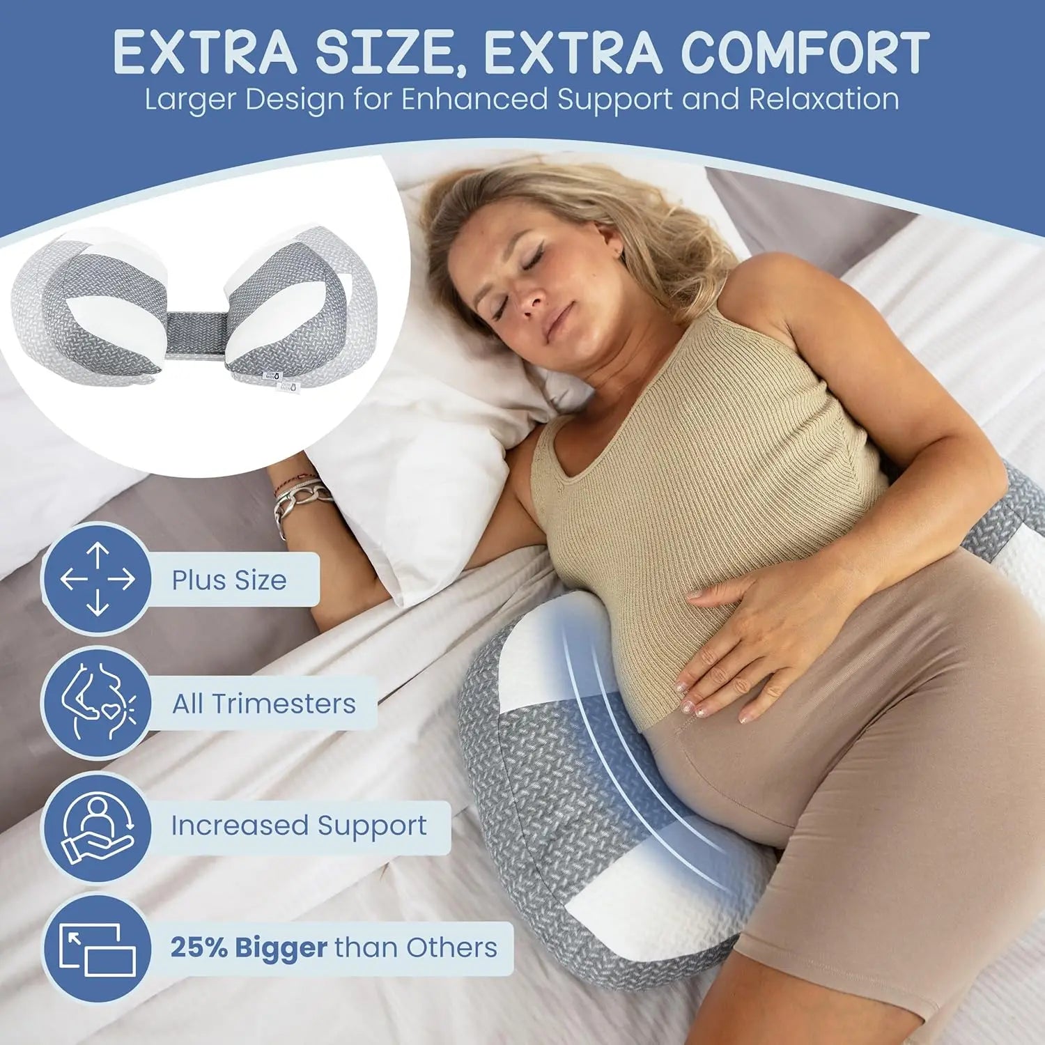 Comfortable Pregnancy Wedge Pillow