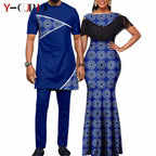 African Dresses for Women Matching Couple Outfits