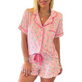 Women Summer Pajamas Set