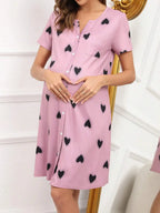 Maternity Nightdress with Pocket