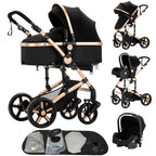 3 in 1 Baby Stroller with Car Seat ISOFIX Compatible