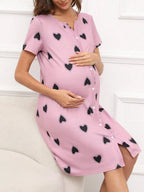 Maternity Nightdress with Pocket