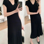 Pregnant Woman Summer Knitting Dress