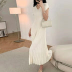 Pregnant Woman Summer Knitting Dress