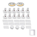 Magnetic Child Safety Lock invisible  Kids Security Drawer Latch Cabinet Door