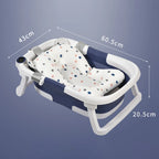 Baby Bathtub for Newborn to Toddler with Soft Cushion