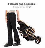 3 in 1 Baby Stroller with Car Seat ISOFIX Compatible