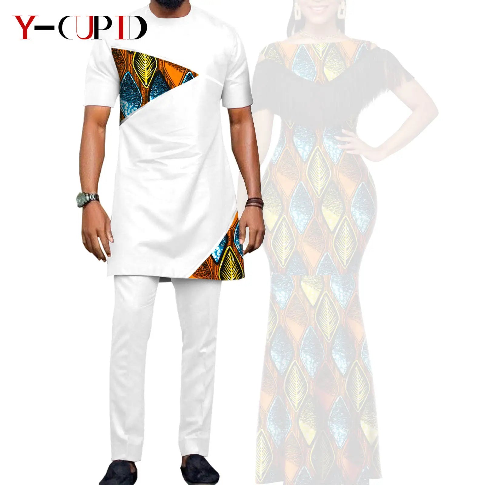 African Dresses for Women Matching Couple Outfits