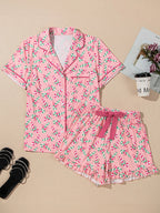 Women Summer Pajamas Set