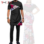 African Dresses for Women Matching Couple Outfits