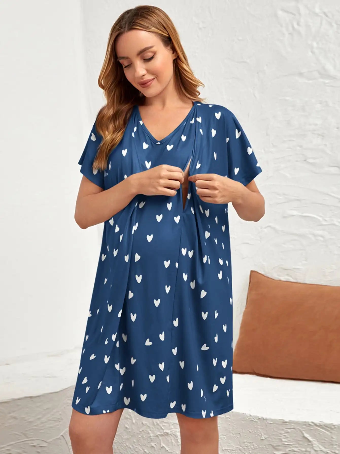 Nursing Nightdress for Maternity