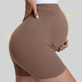 Maternity women  cropped pants, high waist support,