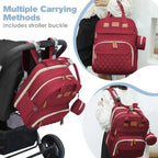 Changing Station, Foldable Diaper Bag Backpack with Bed ,