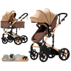 3 in 1 Baby Stroller with Car Seat ISOFIX Compatible