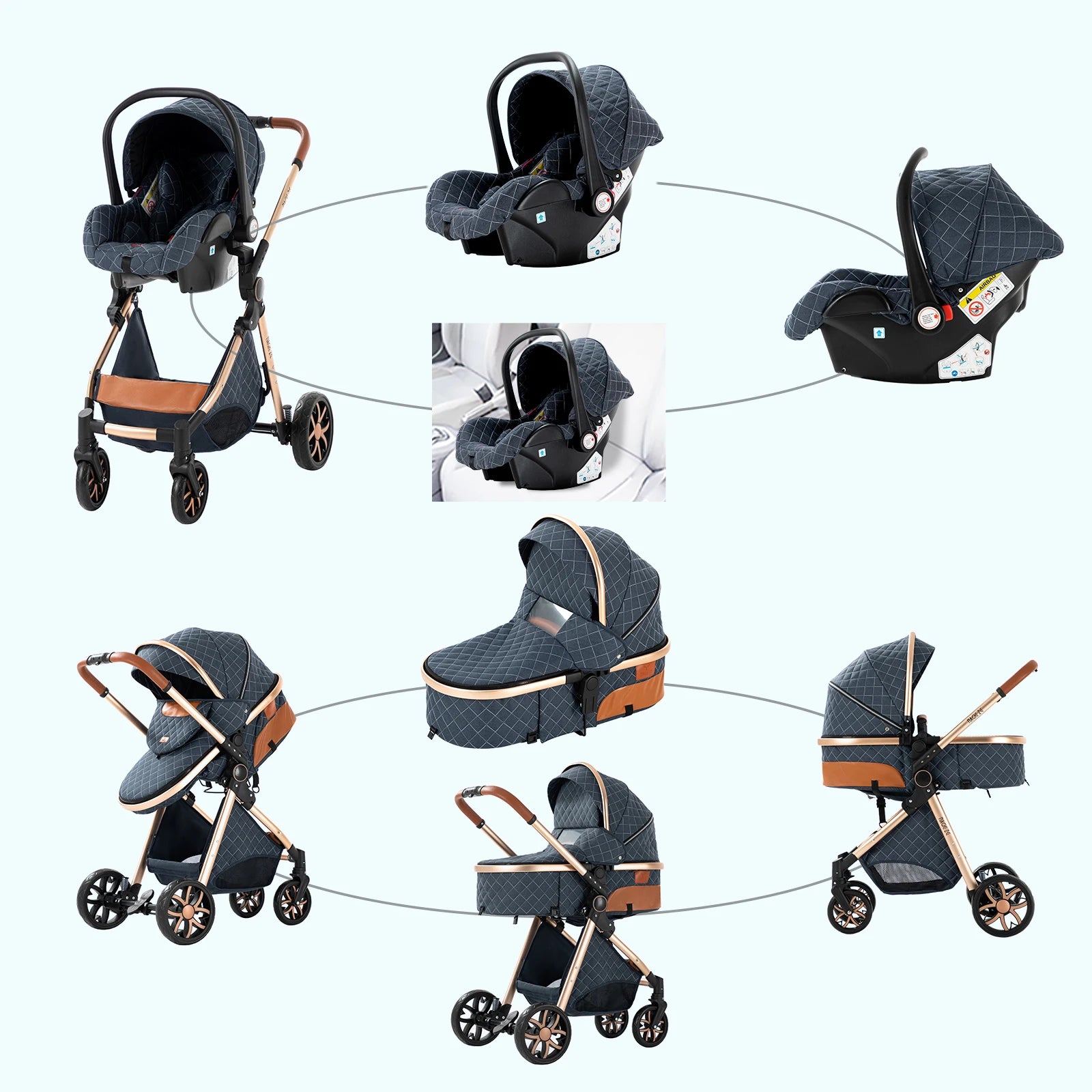 3 in 1,stroller