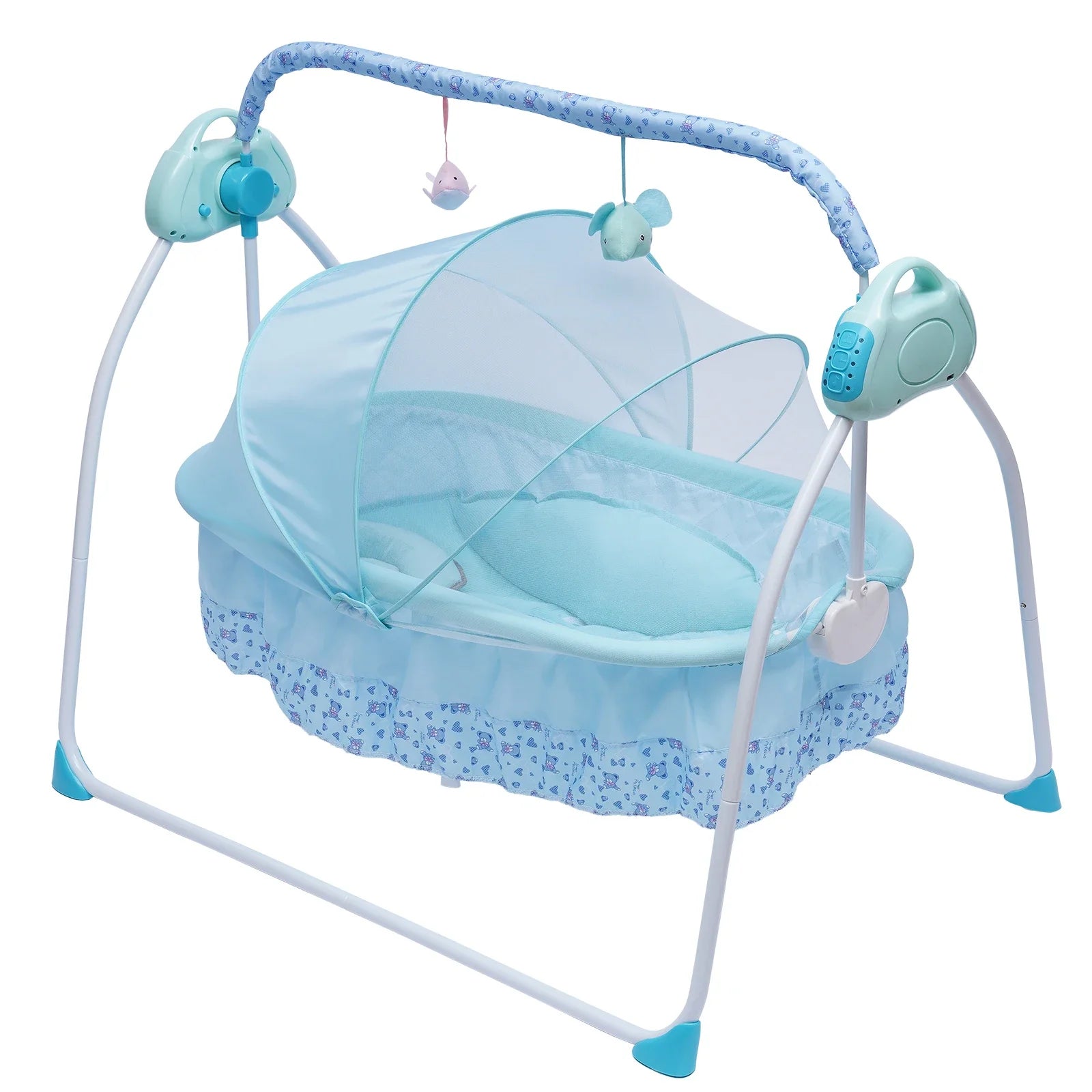 25kg Electric Baby Crib Cradle Auto Swing Bed