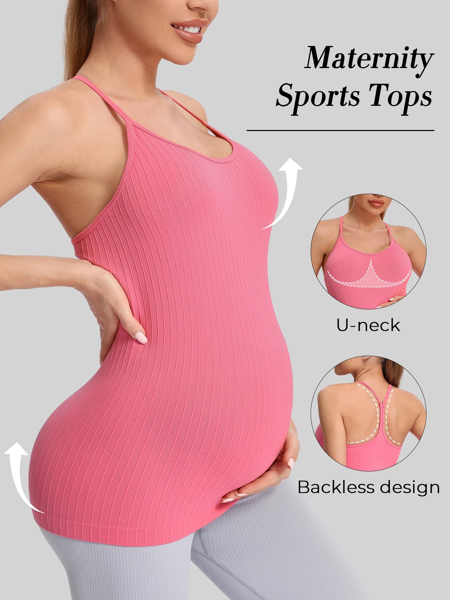 Pregnant yoga clothes, sports tops ,fitness vests