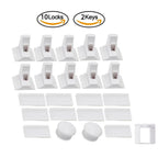 Magnetic Child Safety Lock invisible  Kids Security Drawer Latch Cabinet Door