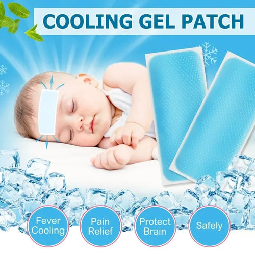 6/10/20pcs Cooling Gel Patch Effective Fever  Body Soreness